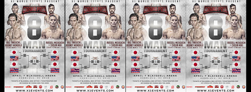 X-1 World Events 49 - MMA from Hawaii - Live Stream - 8 Man Tournament