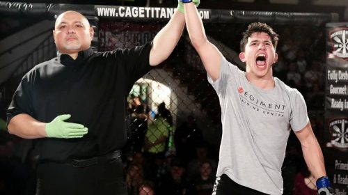 Mitch Raposo Dominant Once Again, Captures Cage Titans Flyweight Championship
