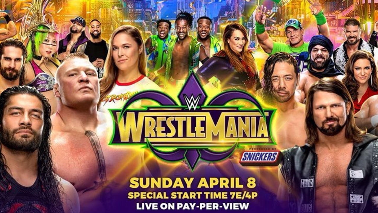 WrestleMania 34 results