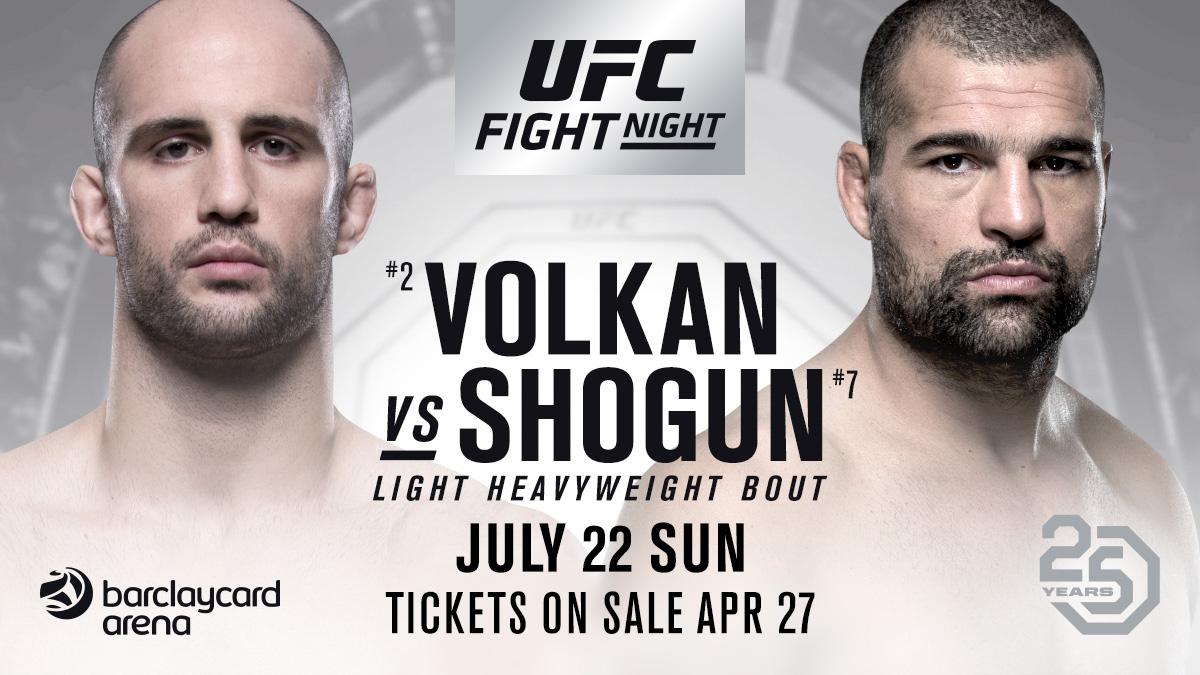 Volkan Oezdemir vs Shogun Rua rebooked headlines UFC Hamburg
