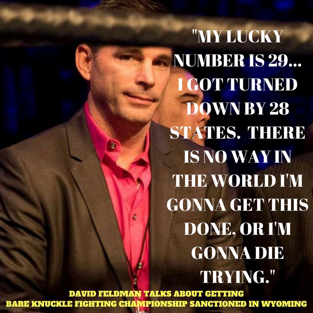 David Feldman Bare Knuckle Fighting Championship