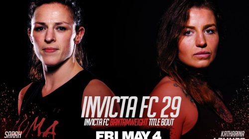 Sarah Kaufman Faces Katharina Lehner for Bantamweight Title at Invicta FC 29 on Friday, May 4