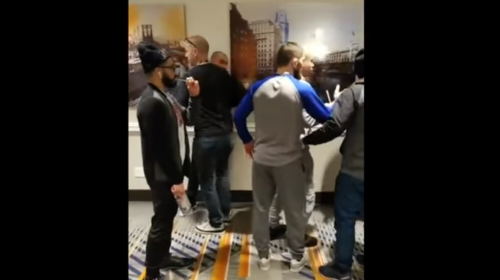 Artem Lobov and Khabib Nurmagomedov Confrontation Ahead Of UFC 223