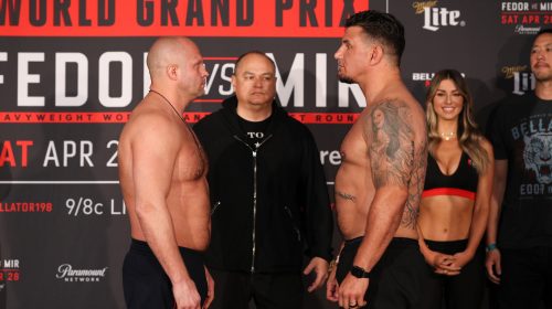 bellator 198 weigh-ins, Fedor, Frank Mir