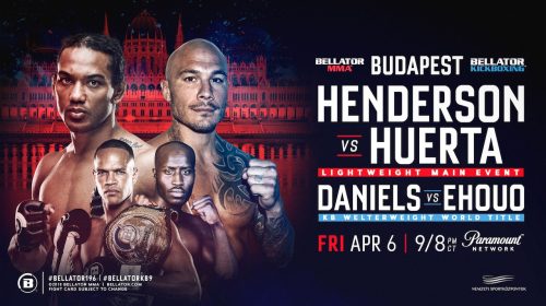 Updated Cards for this Friday's Bellator MMA and Kickboxing Events