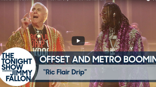 Ric Flair Drip performance on Tonight Show sparks appearance by Nature Boy himself
