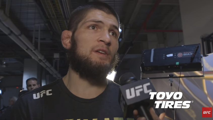 Khabib talks about wanting to fight Georges St-Pierre