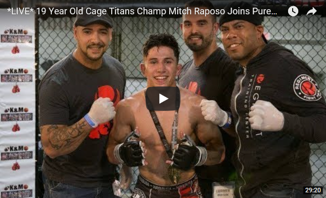 Mitch Raposo Joins Pure EVil MMA