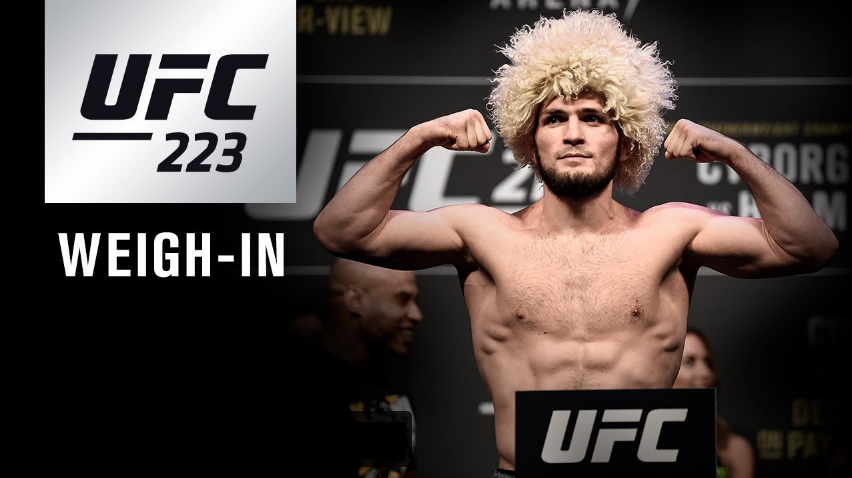 UFC 223 weigh-in results, ceremonial weigh-in video
