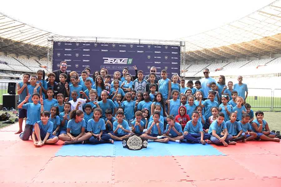 Brave 11 open workout provides first taste of MMA to underprivileged kids