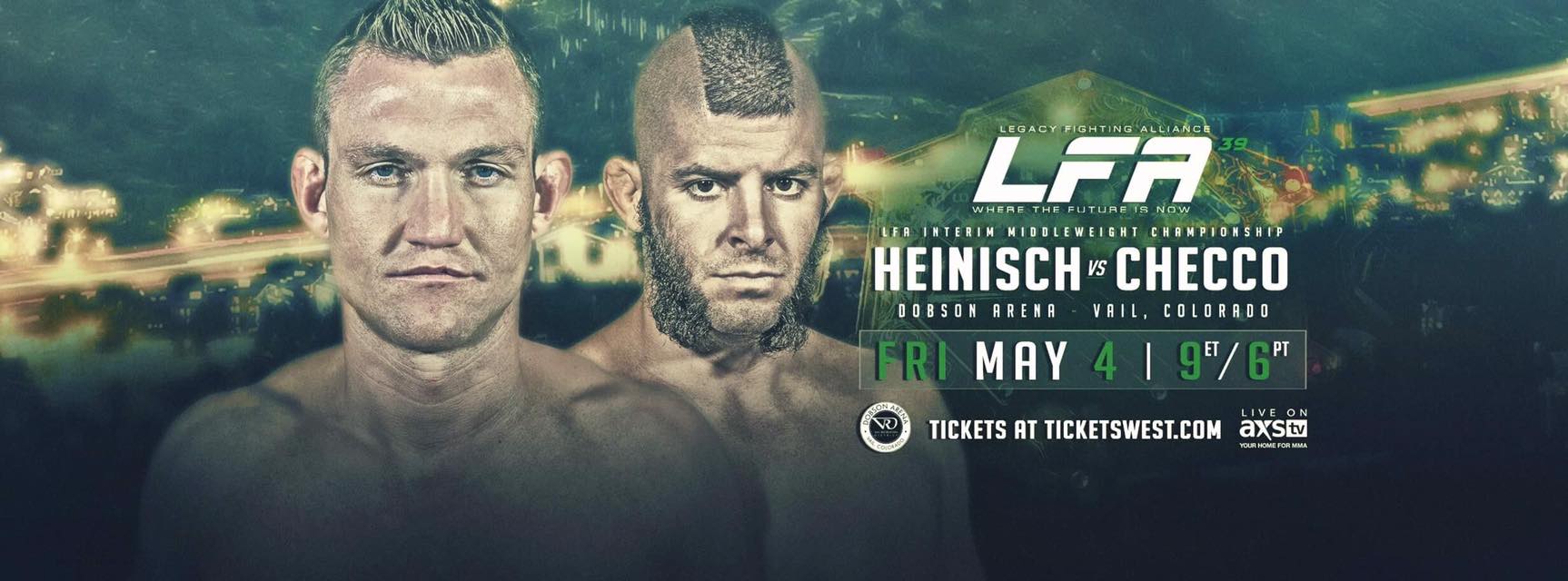 Legacy Fighting Alliance - LFA 39 Results - Ian Heinisch vs Gabriel Checco