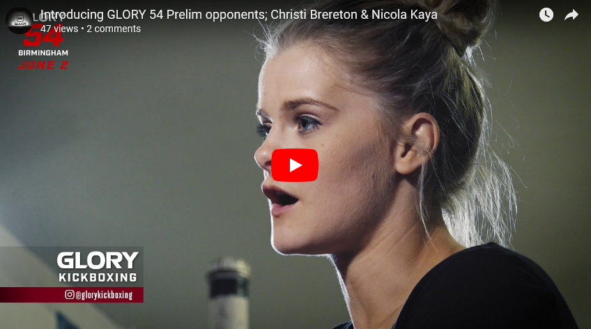 GLORY 54, Christi Brereton vs. Nicola Kaye