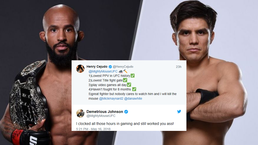 Henry Cejudo and Demetrious Johnson trade jabs on Twitter; Cejudo lays out future plans