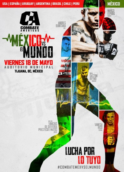 Combate Americas Announces Mexico vs El Mundo in Tijuana on May 18