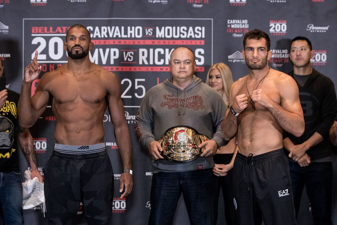 Complete Bellator 200: Carvalho vs. Mousasi Weigh-In Results