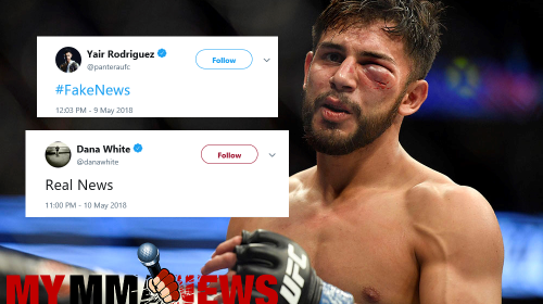 Yair Rodriguez cut by UFC after not accepting multiple fights