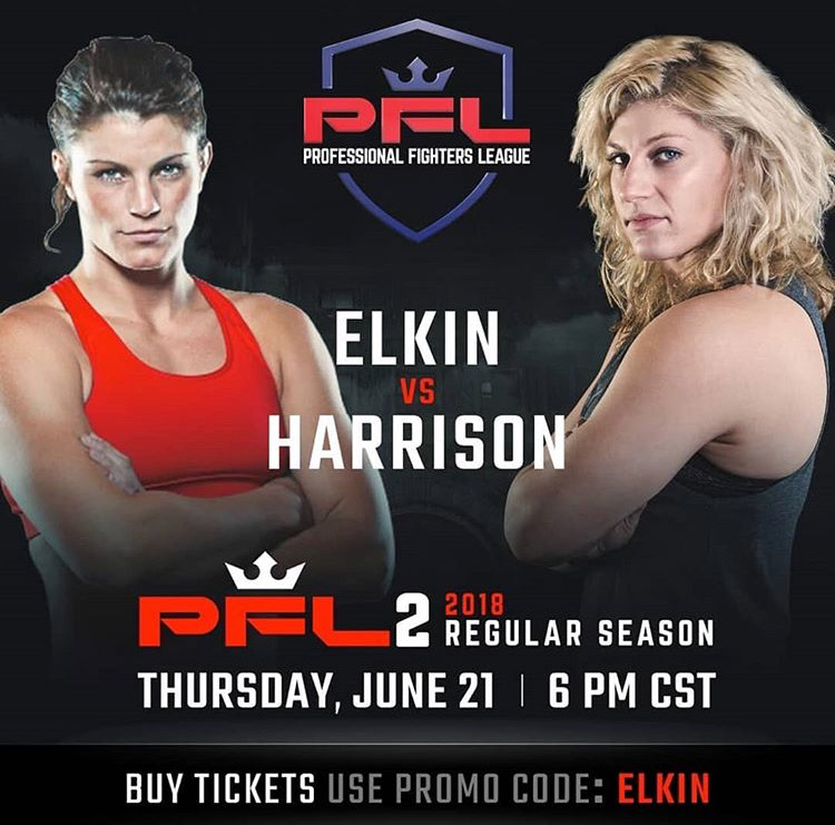 Brittney Elkin vs Kayla Harrison, PFL 2