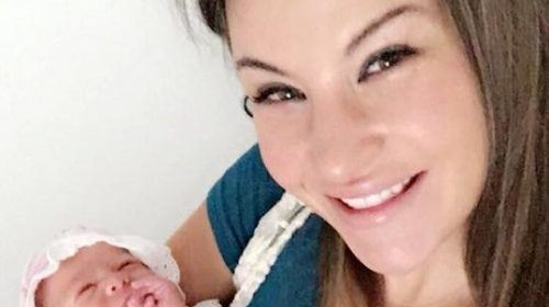 Miesha Tate and baby