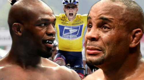 Daniel Cormier, Lance Armstrong, Jon Jones