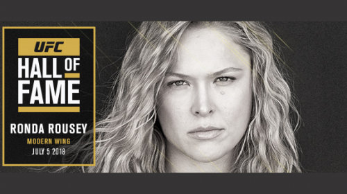 Ronda Rousey first woman to be inducted into UFC Hall of Fame
