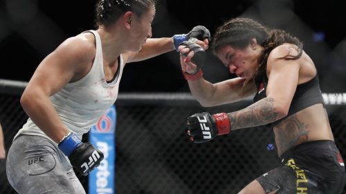 Carla Esparza says Claudia Gadelha greased at UFC 225: "She's a cheater"