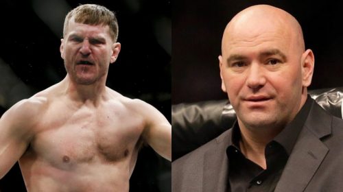 Stipe Miocic and Dana White