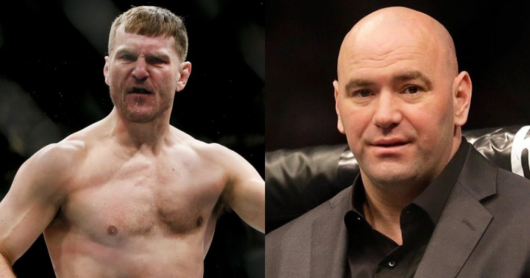 Stipe Miocic and Dana White