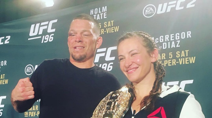 Nate Diaz and Miesha Tate