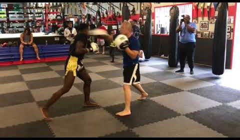 Brima Kamara ready for war at Friday Night Fights