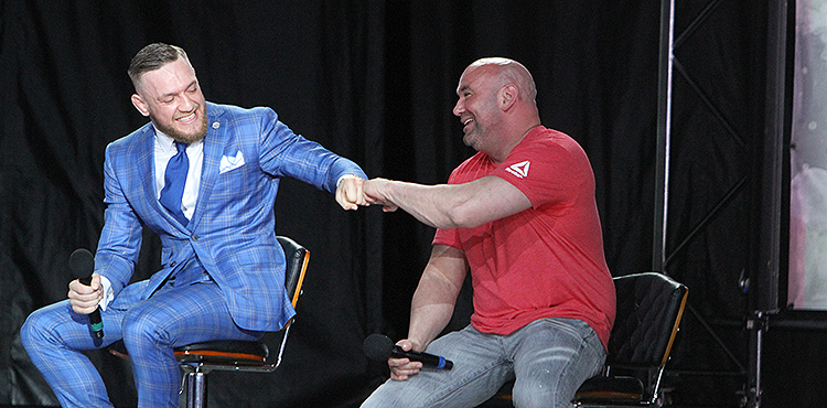 Conor McGregor, Dana White