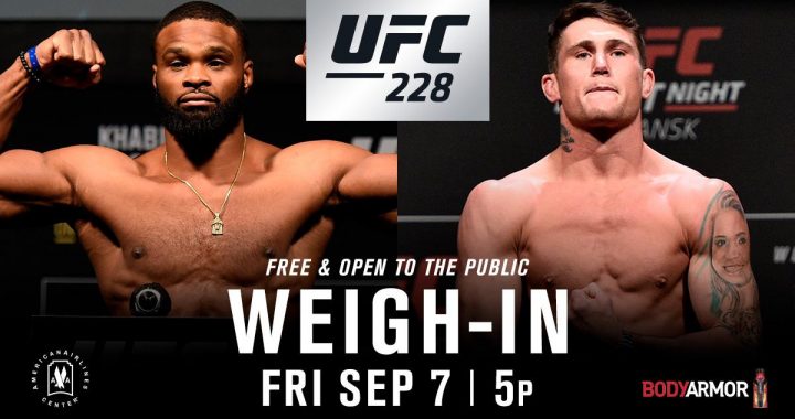 UFC 228 weigh-in results