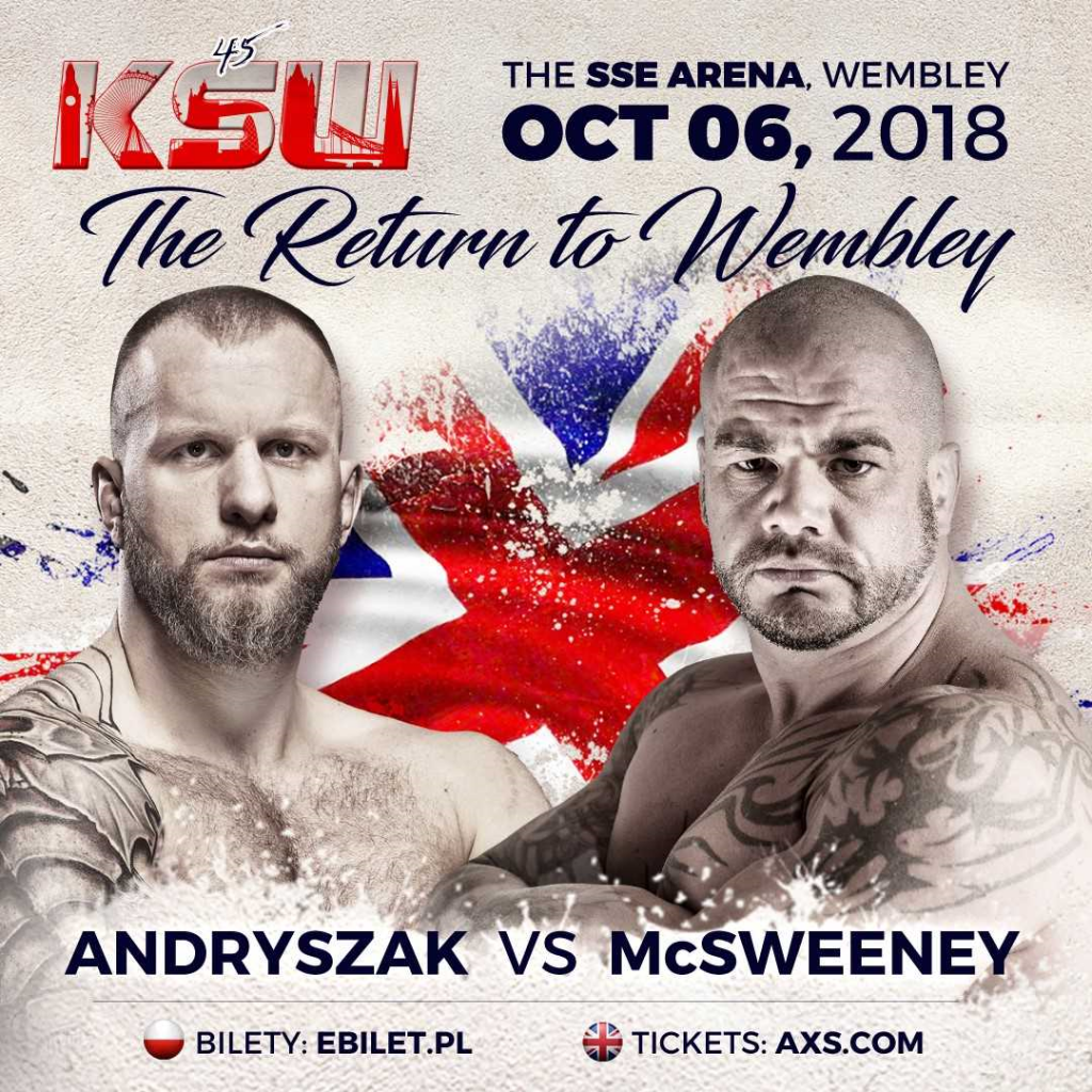 James McSweeney faces Michal Andryszak at KSW 45