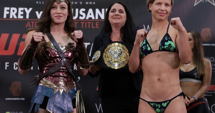 Jinh Yu Frey and Minna Grusander, Invicta FC 33