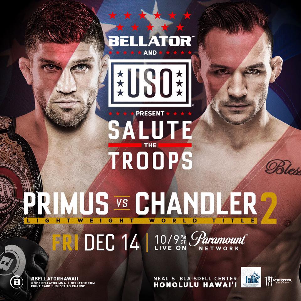 Bellator and USO team up to salute the troops with special live event in Hawaii on December 14