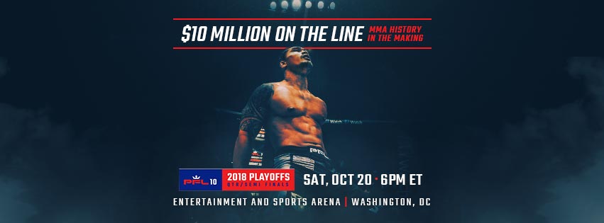 PFL 10 Results - 2018 playoffs - Welterweights & Middleweights