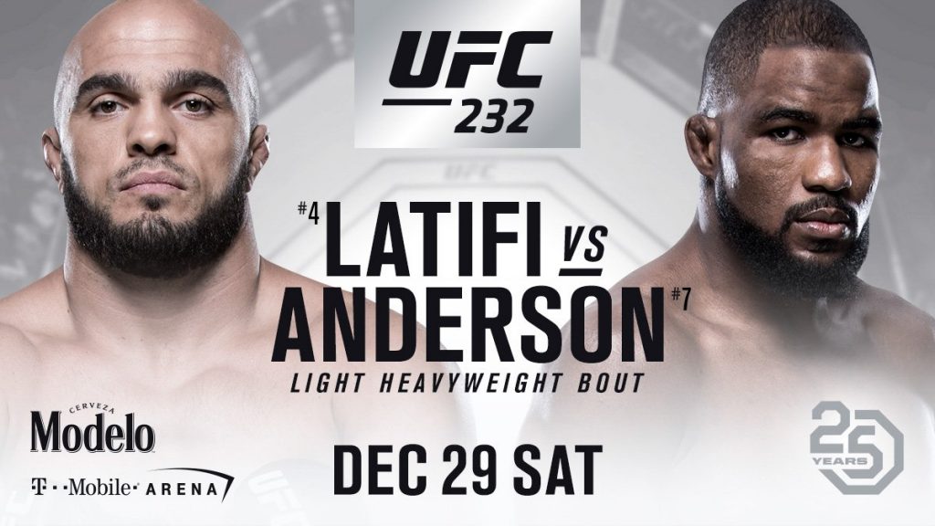 UFC 232, Corey Anderson vs Ilir Latifi