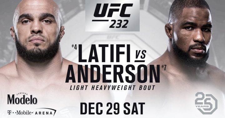 UFC 232, Corey Anderson vs Ilir Latifi