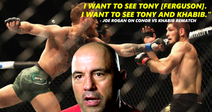 Joe Rogan, Conor McGregor vs Khabib Nurmagomedov rematch