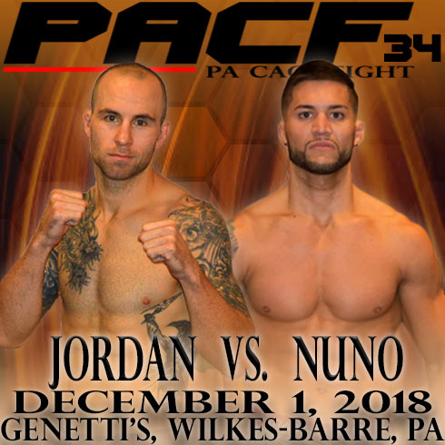 Pa Cage Fight 34, Jimmy Jordan vs Ricky Nuno