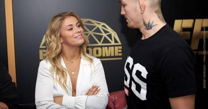 Paige VanZant Supports Husband Austin Vanderford at FFC 32