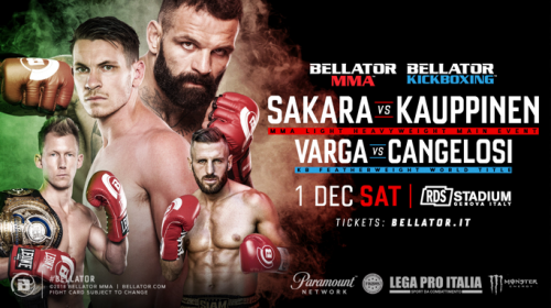 Alessio Sakara to Headline Bellator's Debut in Genoa, Italy at RDS Stadium on Dec. 1