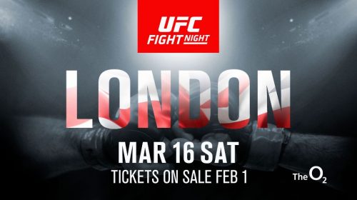 UFC returns to London on March 16, 2019