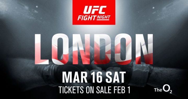 UFC returns to London on March 16, 2019