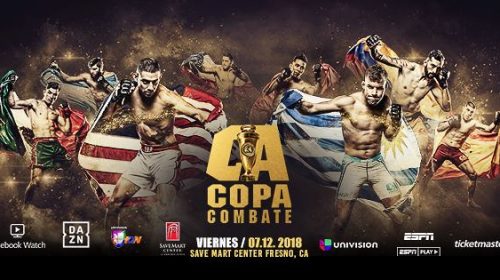 Combate Americas' Copa Combate 2 fight card is finalized