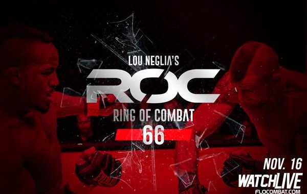 Ring of Combat 66 Results from Atlantic City, New Jersey