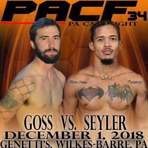 PA Cage Fight 34, Ethan Goss vs Brandon Seyler