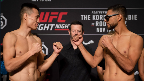 UFC Fight Night 139 weigh-in results - Korean Zombie vs. Rodriguez