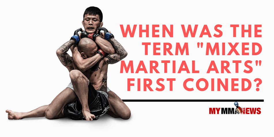 When was the term 'mixed martial arts' first coined?