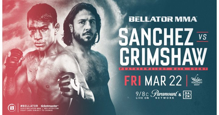 Emmanuel Sanchez Headlines Bellator's Return to WinStar World Casino and Resort on March 22 Against Ashleigh Grimshaw