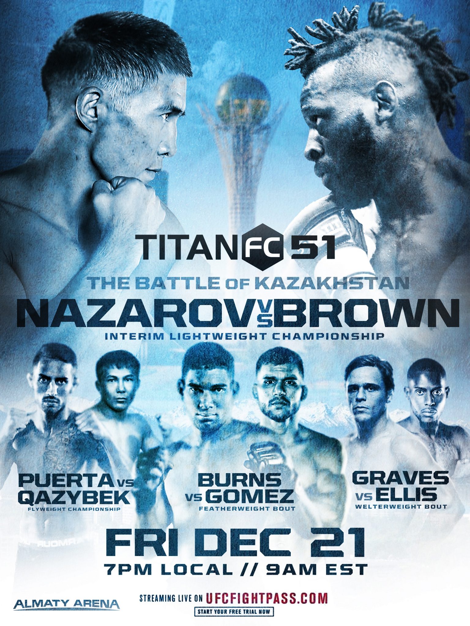 Titan FC 51, Kazakhstan